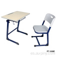 Mesa escolar doble y silla escolar de buena calidad